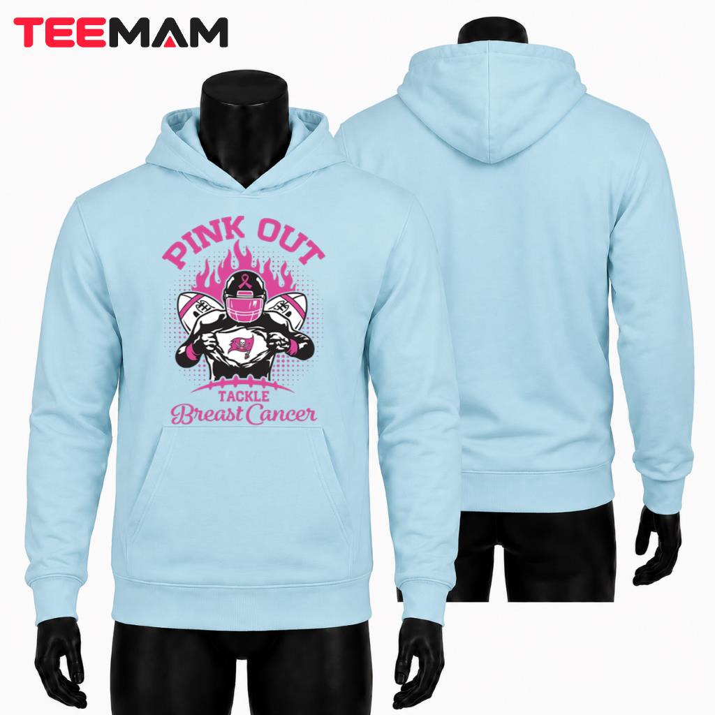 Tampa Bay Buccaneers Pink Out Tackle Cancer Hoodie Tampa Bay Buccaneers Pink Out Tackle Cancer Hoodie