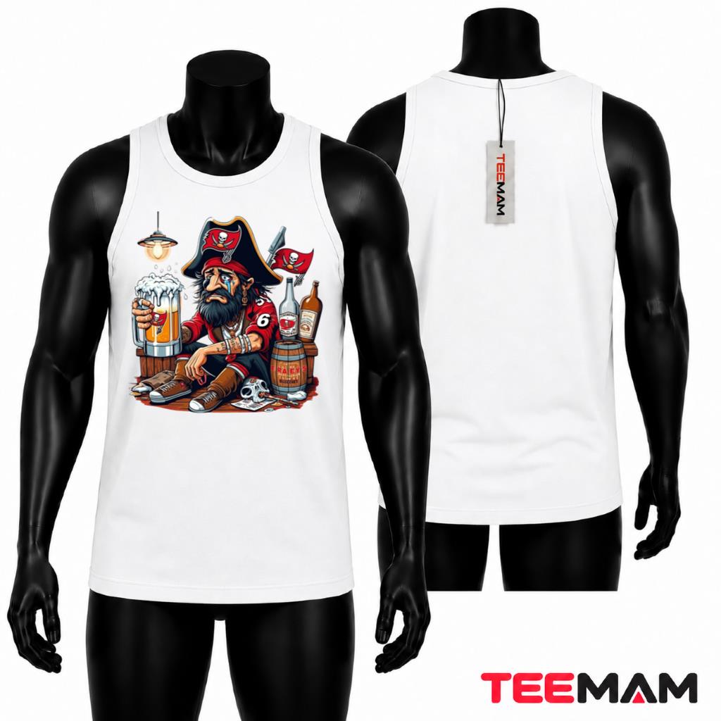 Tampa Bay Buccaneers Pirate Beer Tears Tank Top Tampa Bay Buccaneers Pirate Beer Tears Tank Top