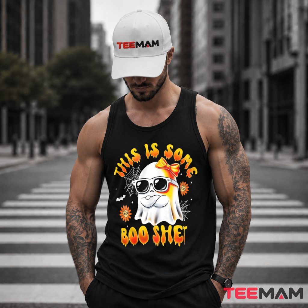 This Is Some Boo Shet Ghost Halloween Tank Top This Is Some Boo Shet Ghost Halloween Tank Top
