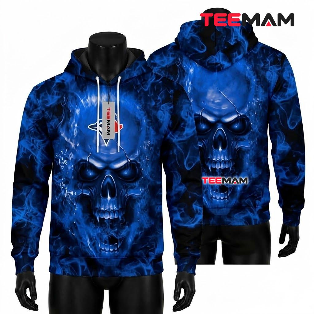 Toronto Blue Jays 3D Hoodie Chevron Stripe