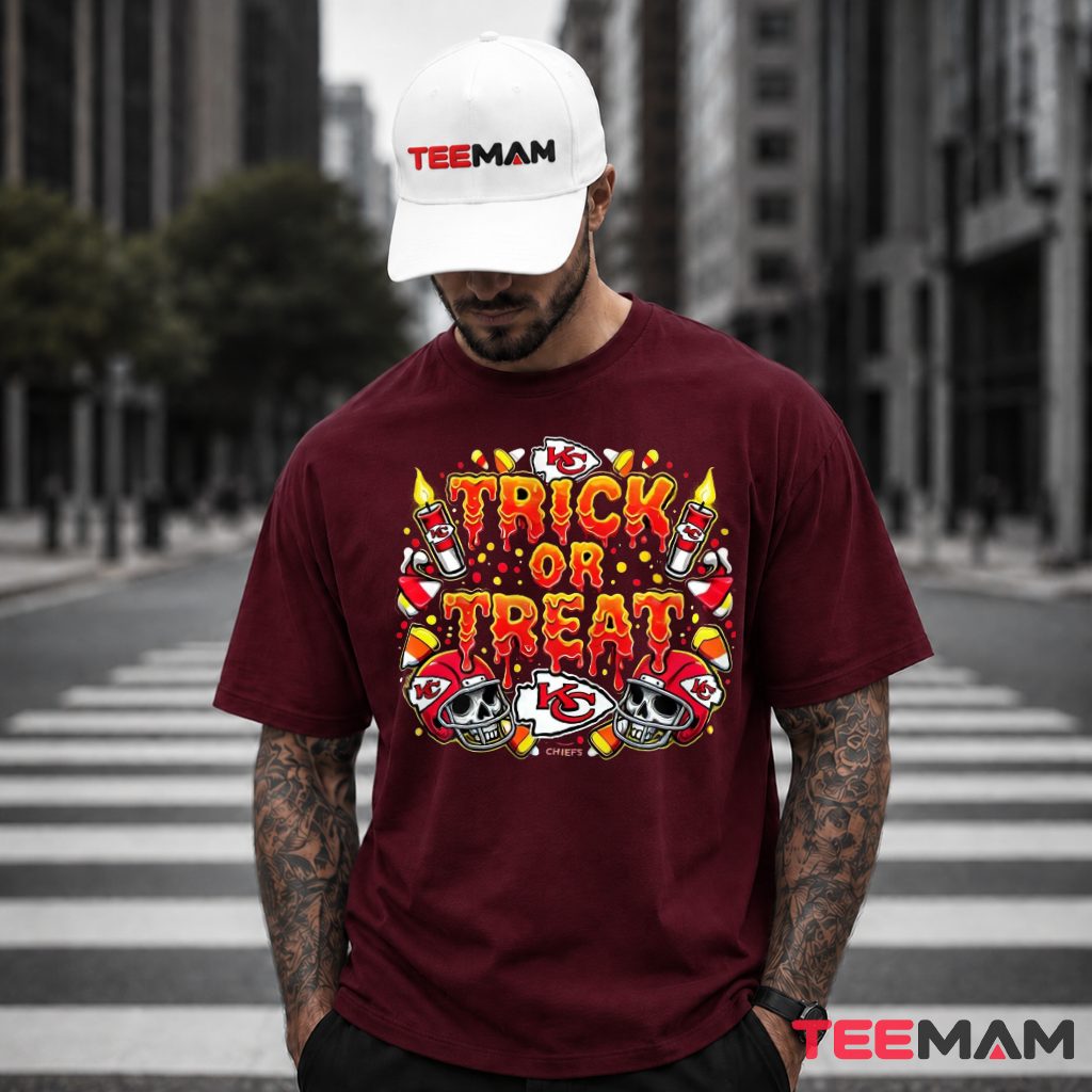 Trick Or Treat Kansas City Chiefs T-Shirt