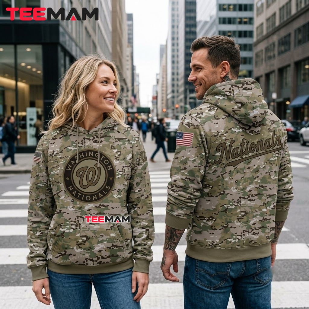 Washington Nationals All Over Print 3D Hoodie Desert Camouflage Back Washington Nationals All Over Print 3D Hoodie Desert Camouflage Back
