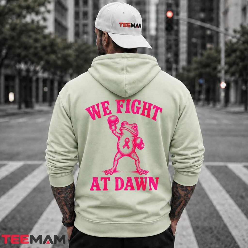 We Fight At Dawn Boxing Frog Ribbon Hoodie We Fight At Dawn Boxing Frog Ribbon Hoodie