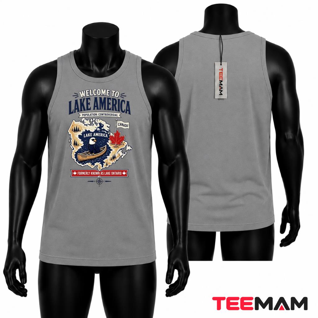 Welcome To Lake America Tank Top Population Controversial Welcome To Lake America Tank Top Population Controversial
