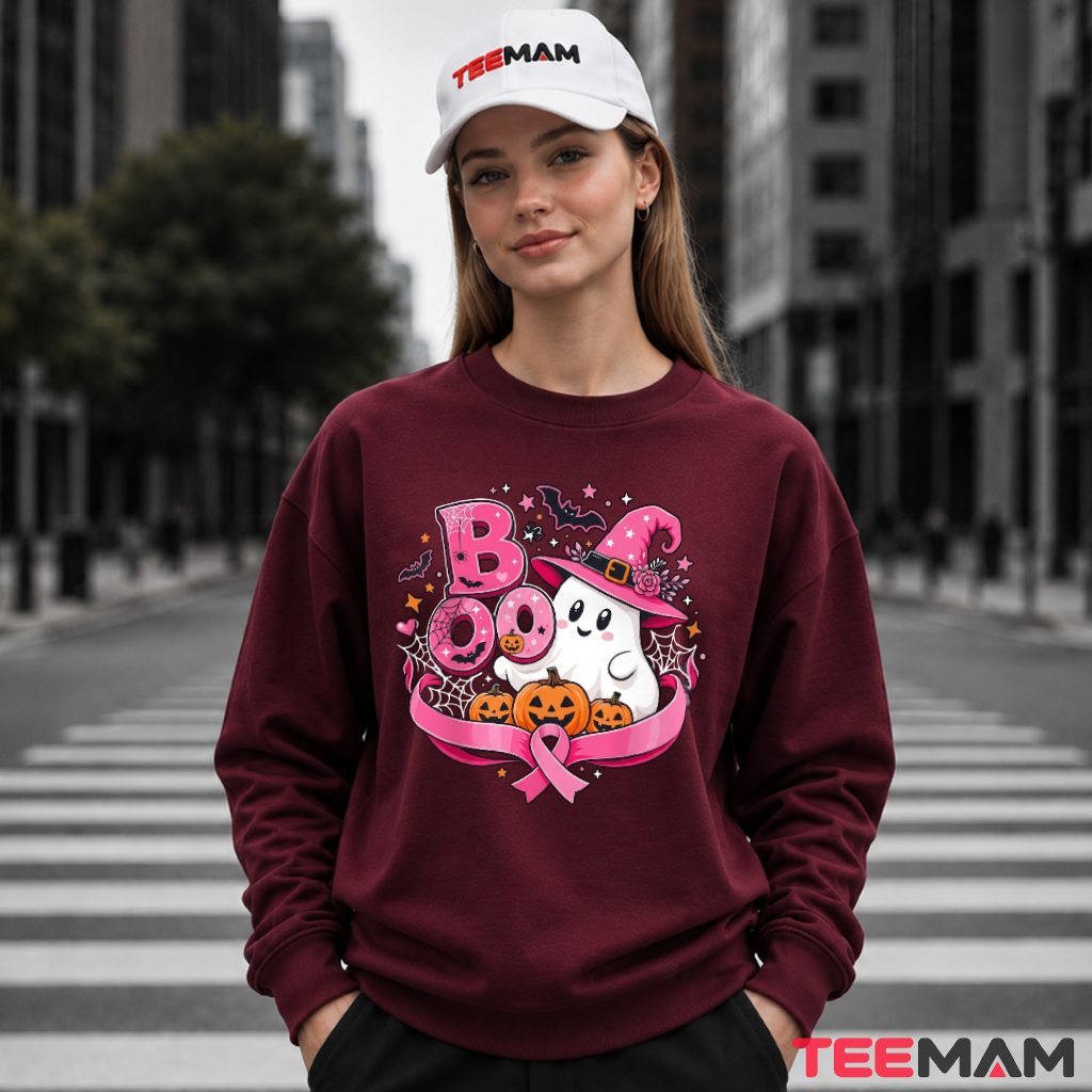 Witch Hat Ghost Pumpkin Boo Awareness Long Sleeve Witch Hat Ghost Pumpkin Boo Awareness Long Sleeve