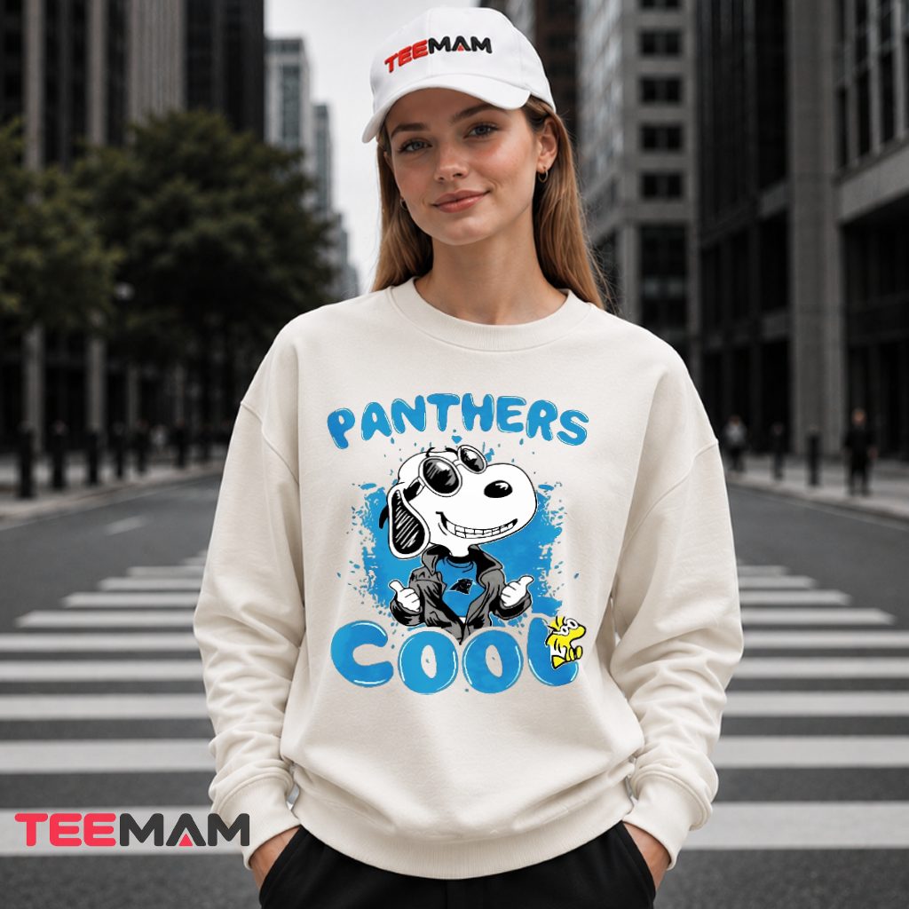 Carolina Panthers Cool Snoopy Fan Long Sleeve Carolina Panthers Cool Snoopy Fan Long Sleeve