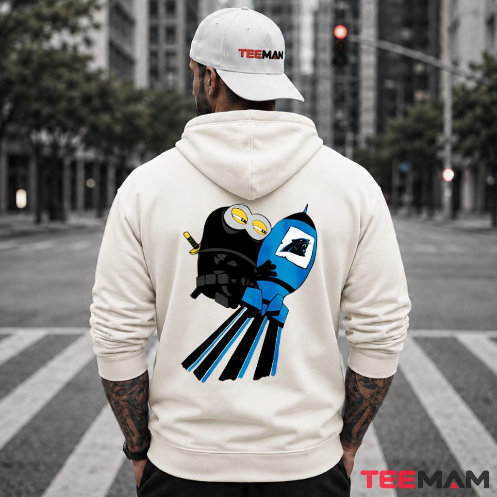 Carolina Panthers Minion Ninja Rocket Black Blue Hoodie Carolina Panthers Minion Ninja Rocket Black Blue Hoodie