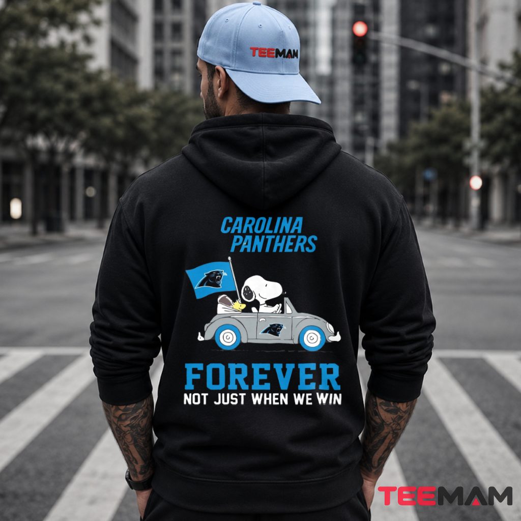 Carolina Panthers Snoopy Woodstock Convertible Car Hoodie Carolina Panthers Snoopy Woodstock Convertible Car Hoodie