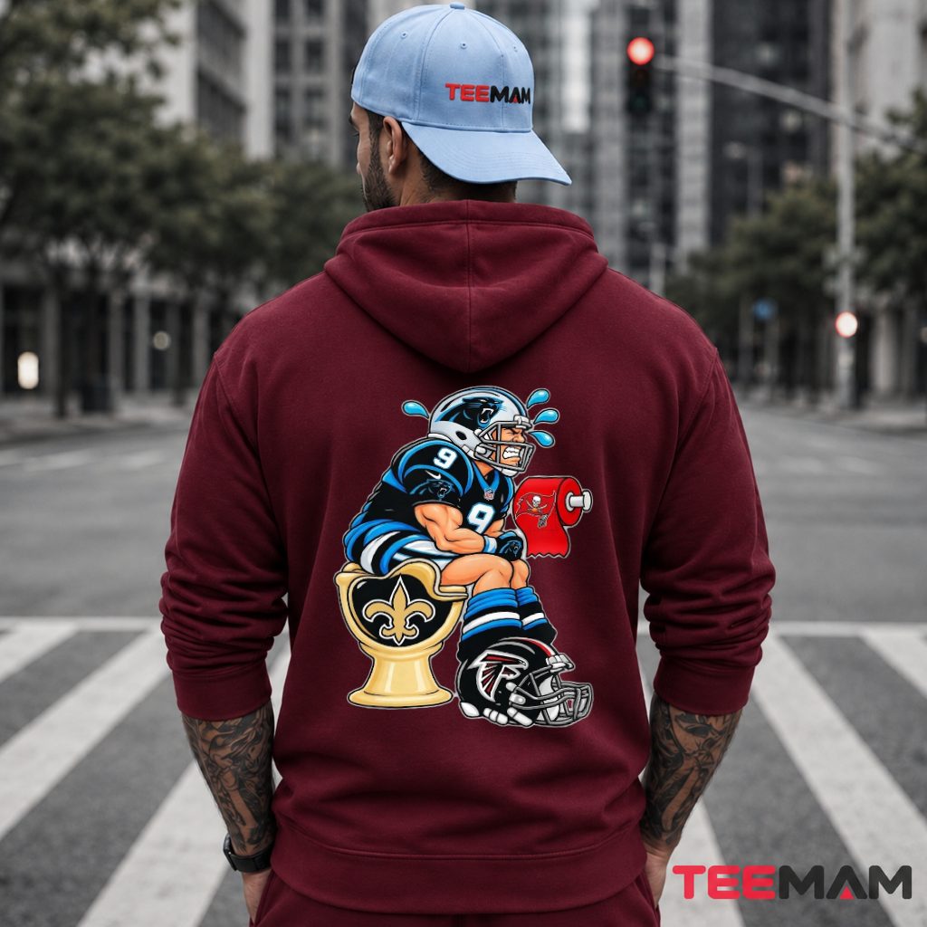 Carolina Panthers Vs Saints Buccaneers Falcons Toilet Hoodie Carolina Panthers Vs Saints Buccaneers Falcons Toilet Hoodie