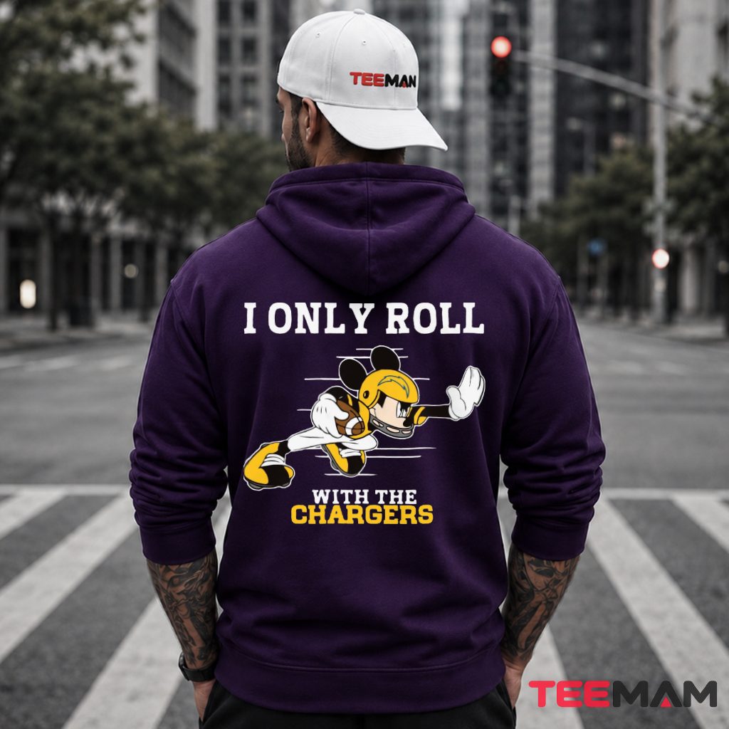 Cool Los Angeles Chargers Mickey Mouse Running Back Hoodie Cool Los Angeles Chargers Mickey Mouse Running Back Hoodie