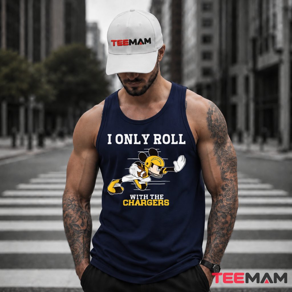 Cool Los Angeles Chargers Mickey Mouse Running Back Tank Top Cool Los Angeles Chargers Mickey Mouse Running Back Tank Top