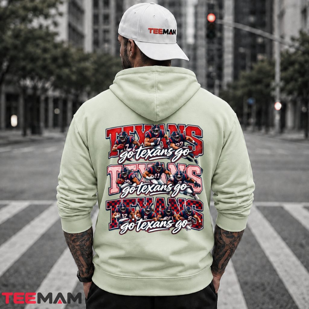 Houston Texans Go Texans Triple Action Players Hoodie Houston Texans Go Texans Triple Action Players Hoodie