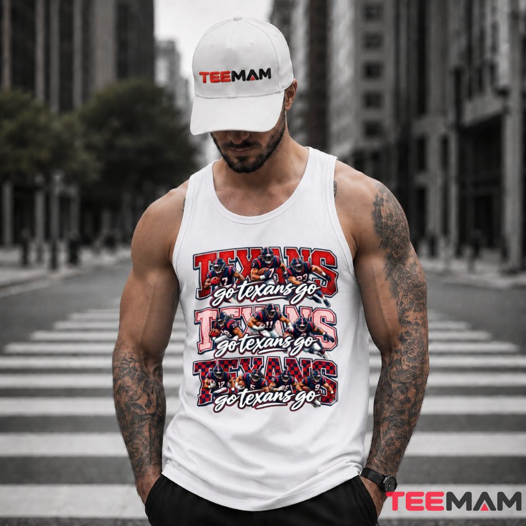 Houston Texans Go Texans Triple Action Players Tank Top Houston Texans Go Texans Triple Action Players Tank Top