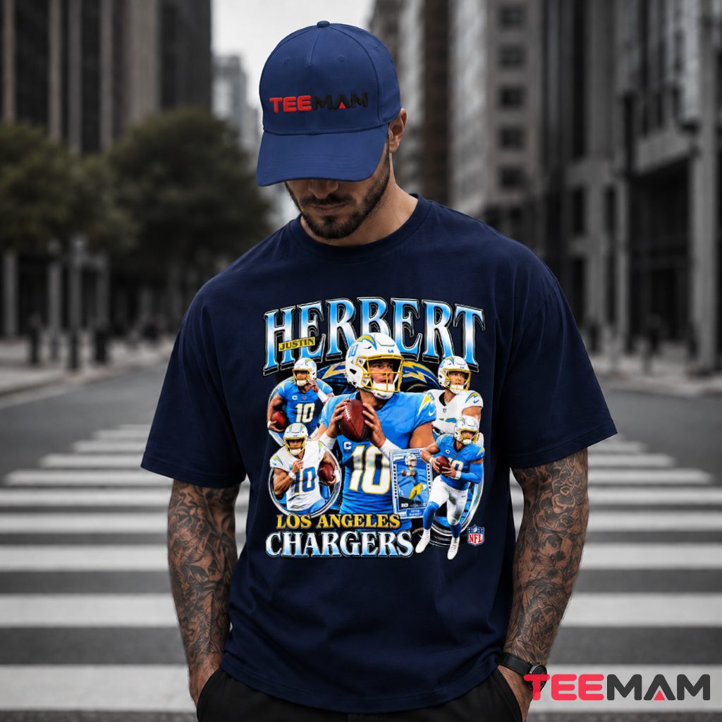 Los Angeles Chargers Justin Herbert Bootleg T-Shirt