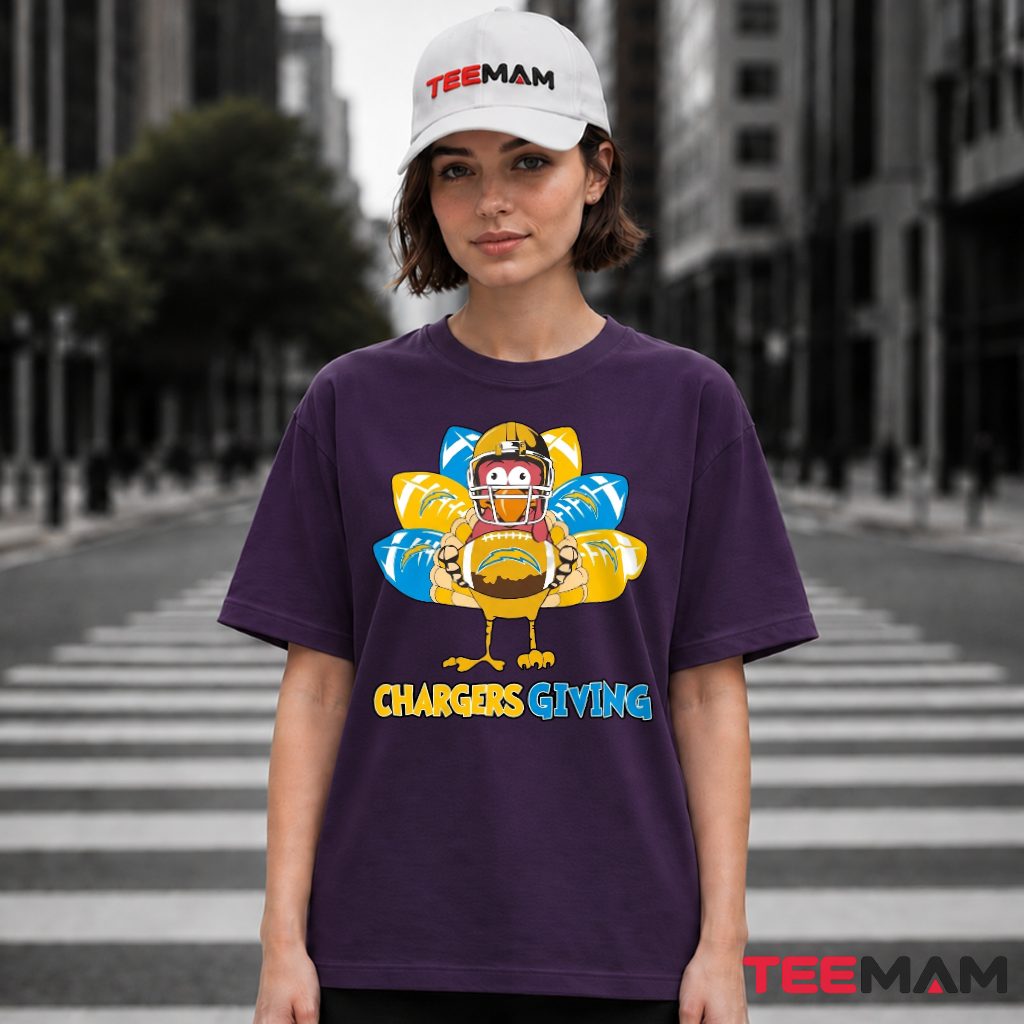 Los Angeles Chargers Thanksgiving T-Shirt