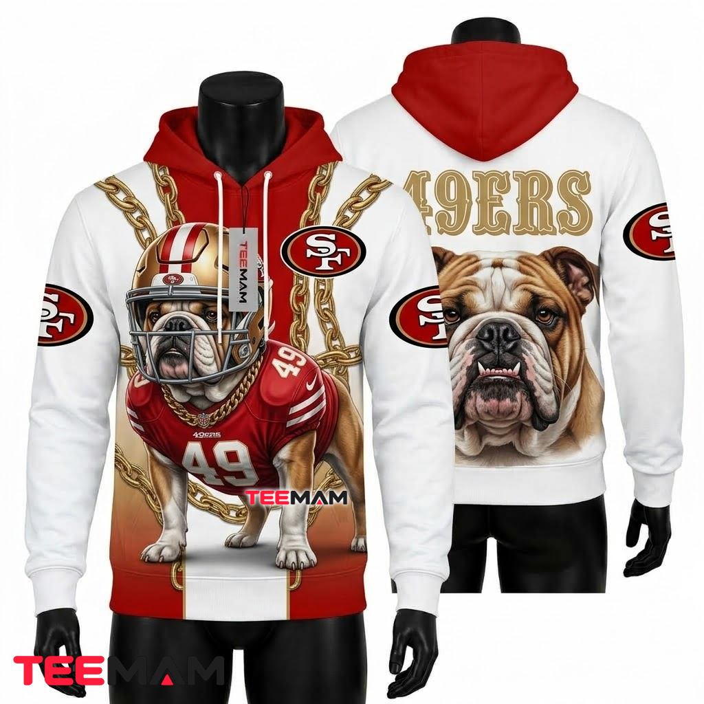 San Francisco 49ers 3D Hoodie Trucker Semi Truck San Francisco 49ers 3D Hoodie Trucker Semi Truck